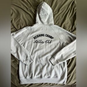 Reigning Champ Athletic Club Light Gray Hoodie